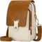 White With Brown