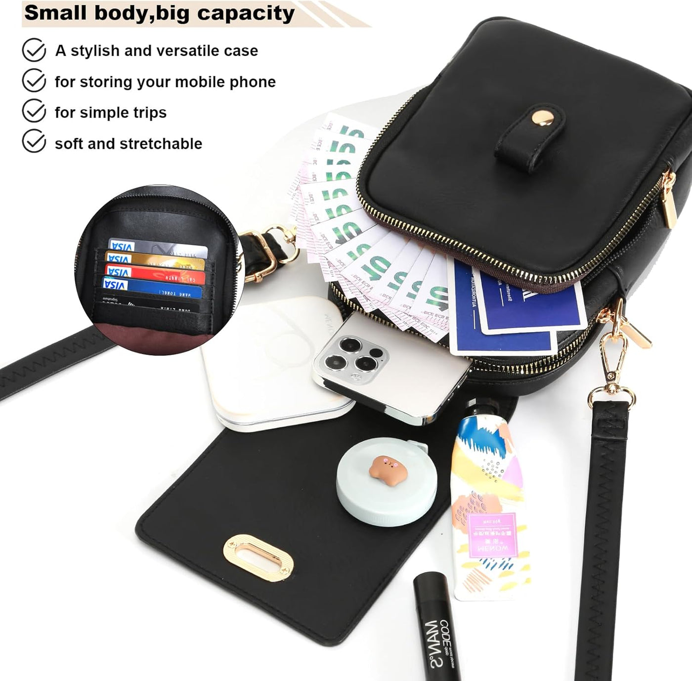 Anti-Theft Crossbody Bag