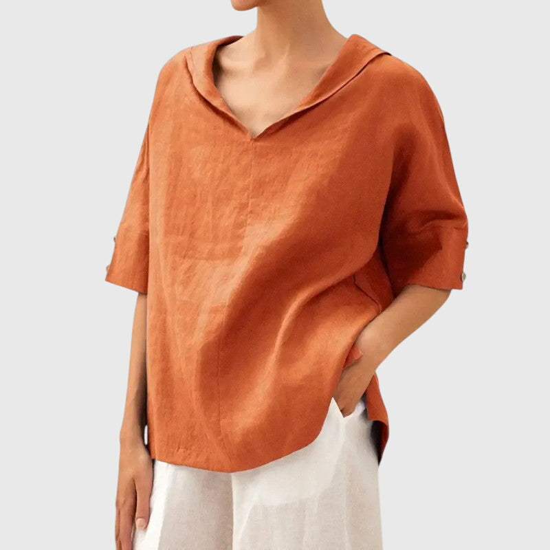 Ayla™ | Blouse - Brown 2