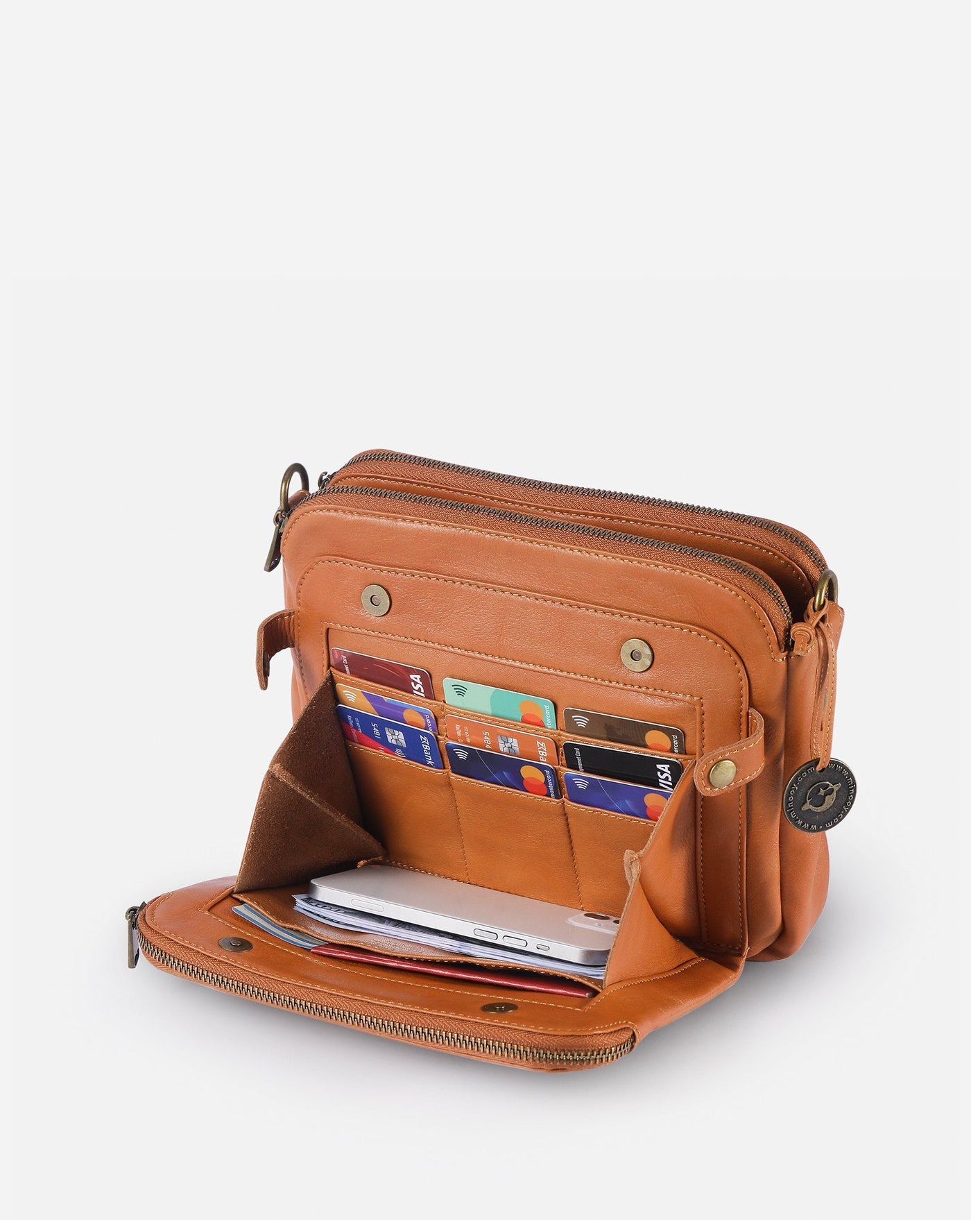 Elegant Vegan Leather Crossbody Bag