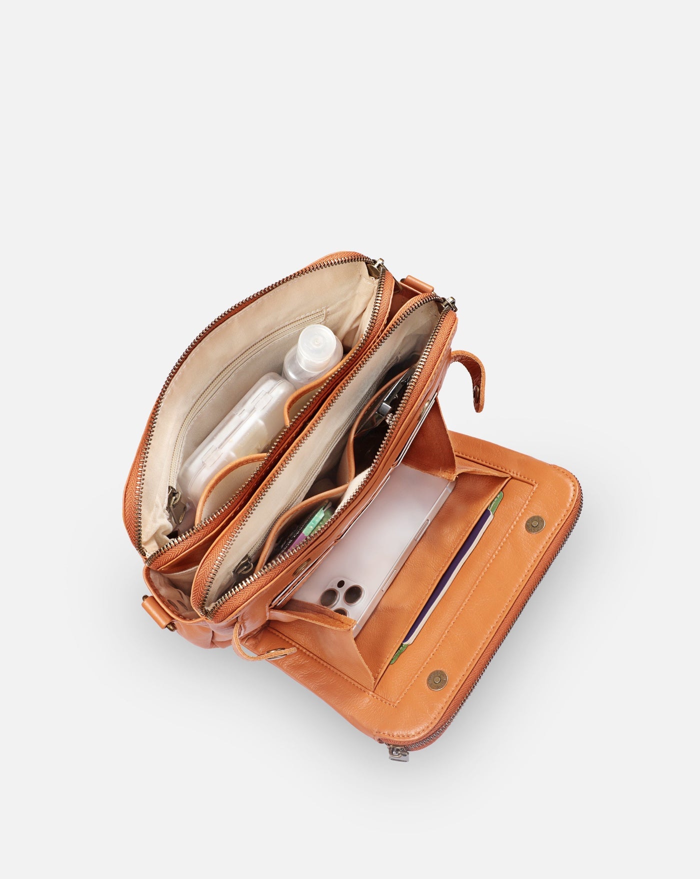Elegant Vegan Leather Crossbody Bag