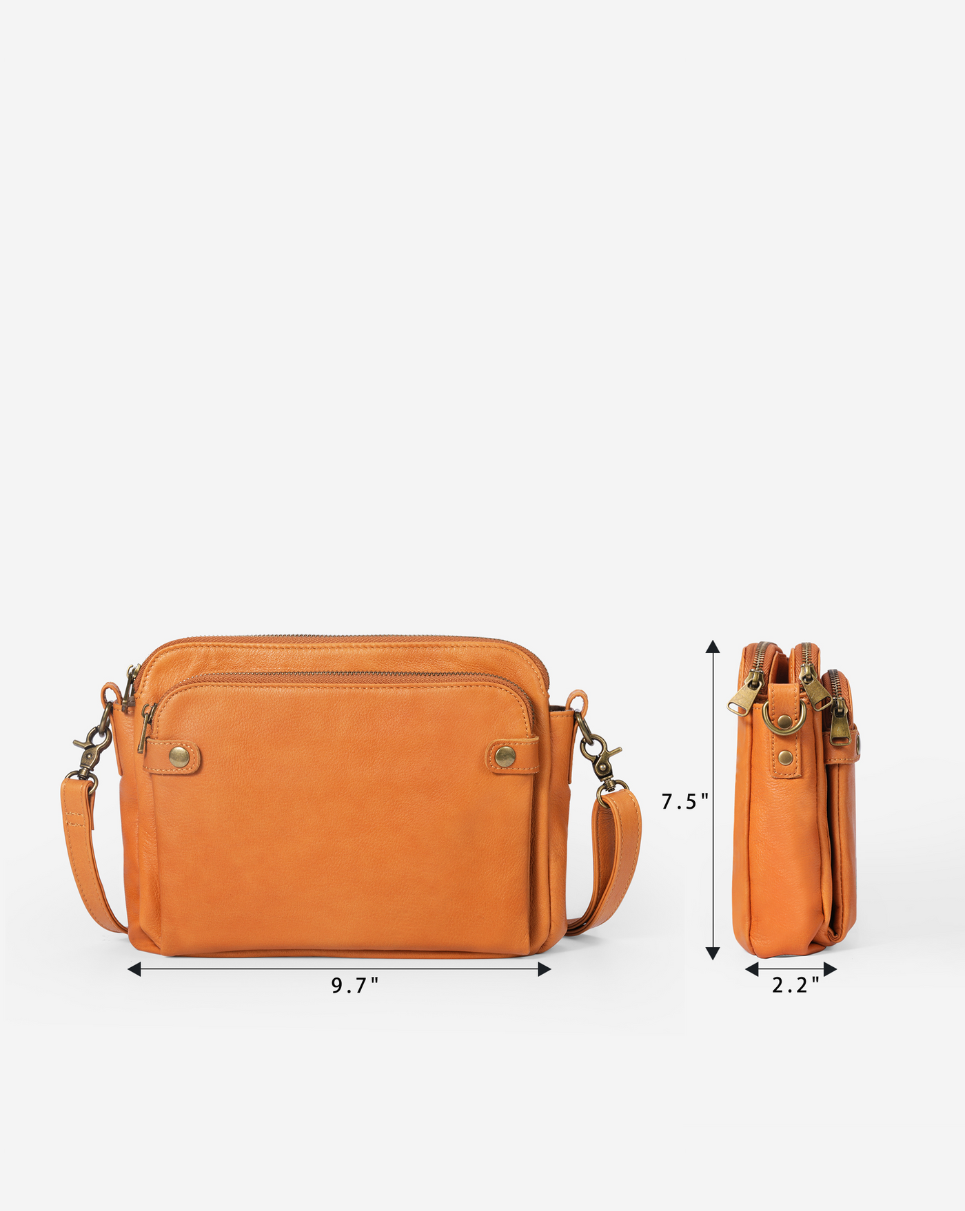 Elegant Vegan Leather Crossbody Bag