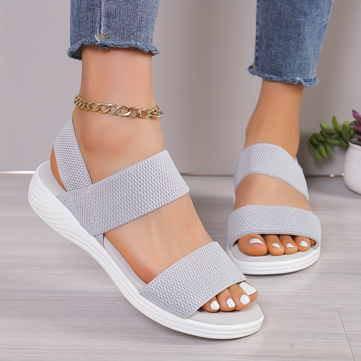 Emila Lightweight Stretch Sandals