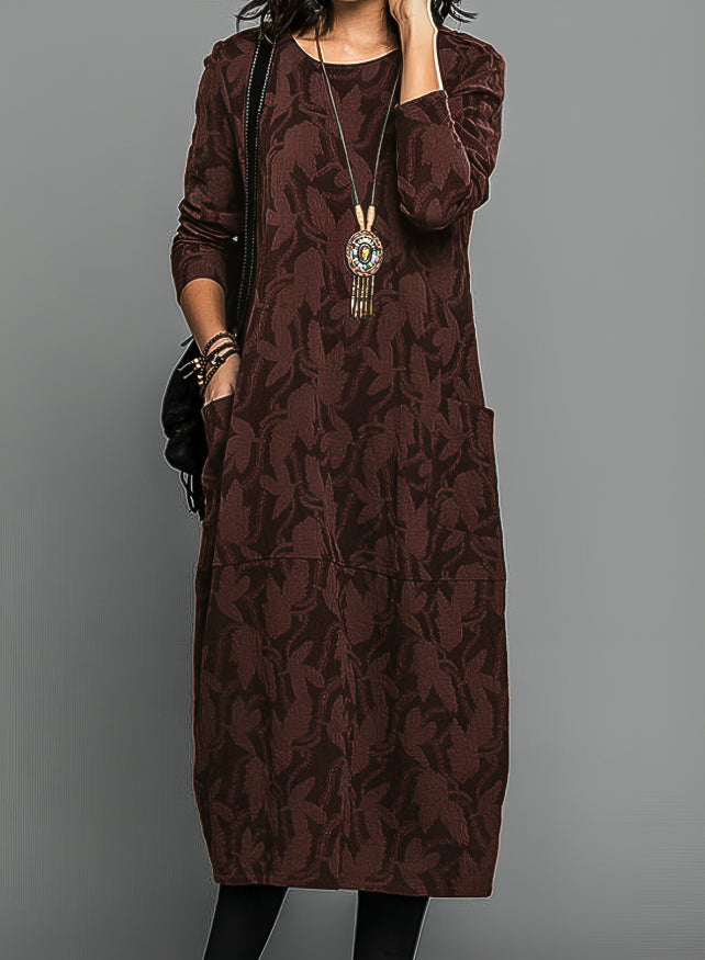 Victoria | Casual Round-Neck Dress