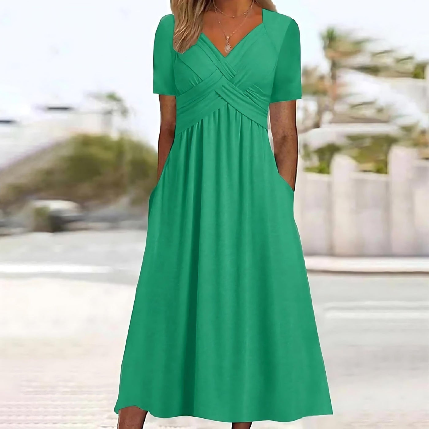 Viola™ | Midi Dress with Tummy Control