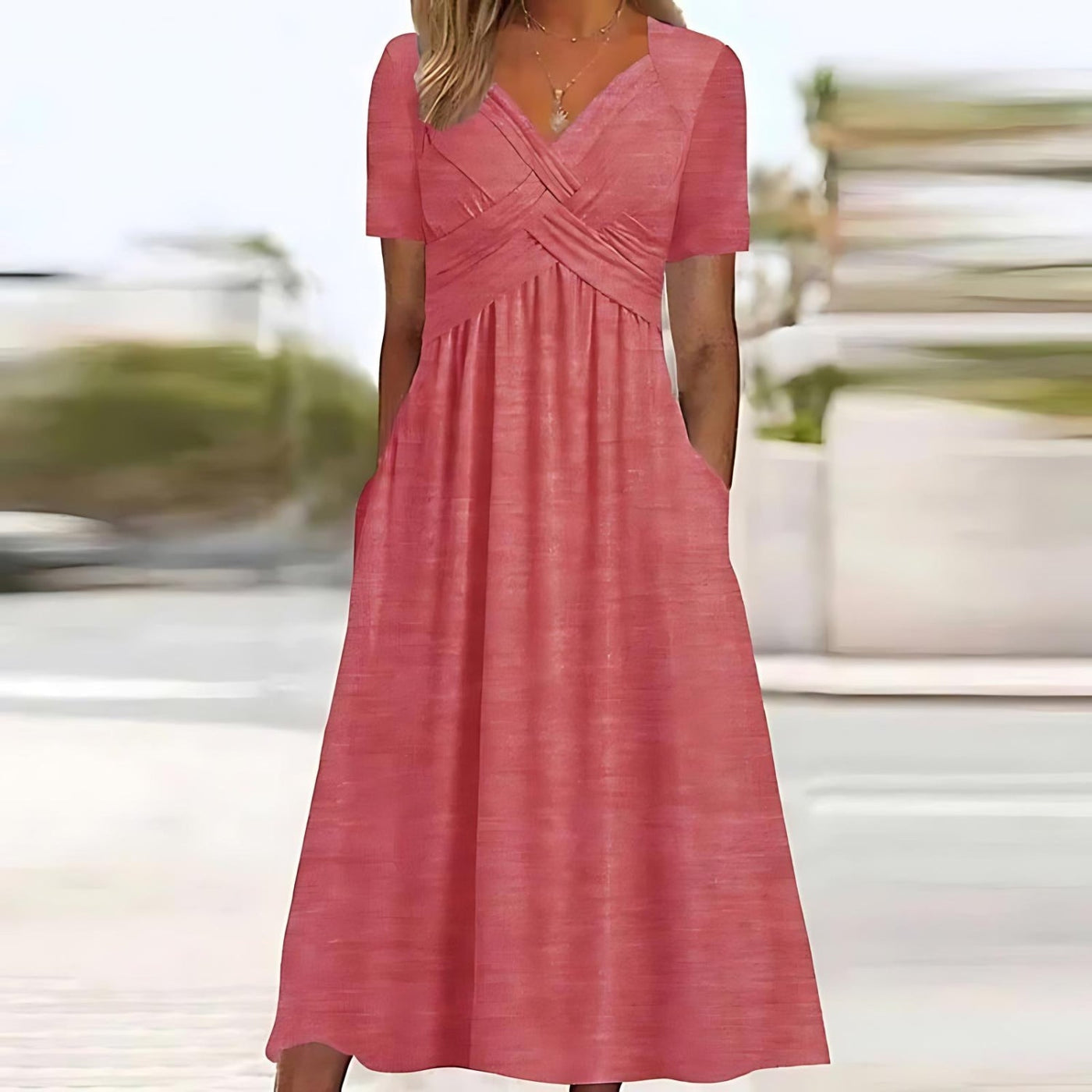 Viola™ | Midi Dress with Tummy Control