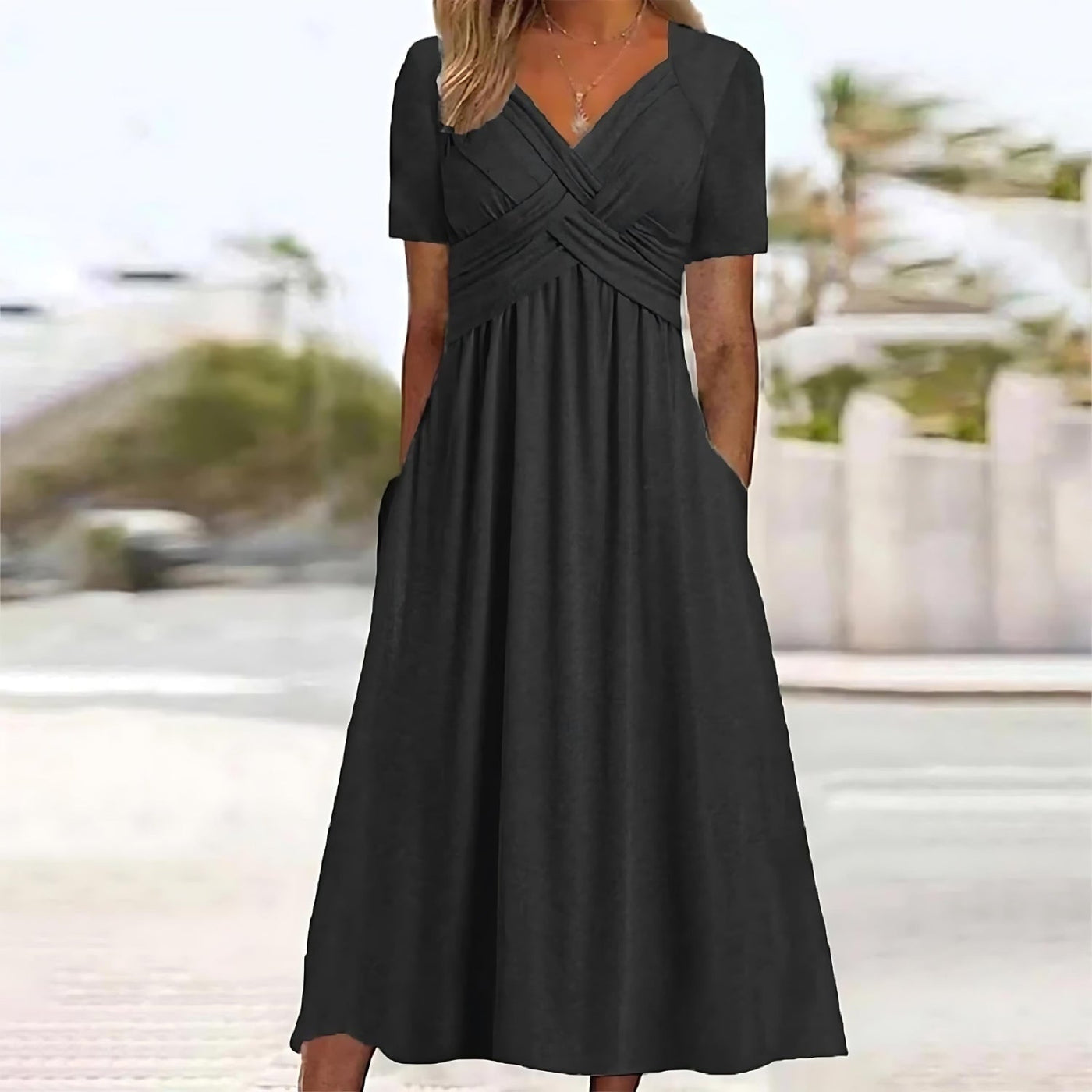 Viola™ | Midi Dress with Tummy Control